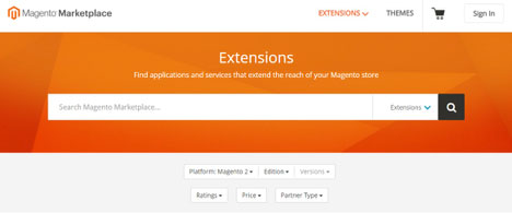 Расширения Magento - Источник изображения:   magento